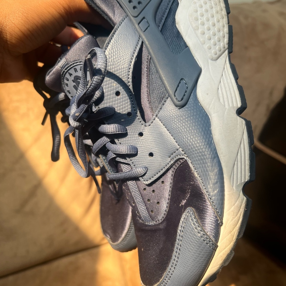 Soft blue Nike huaraches